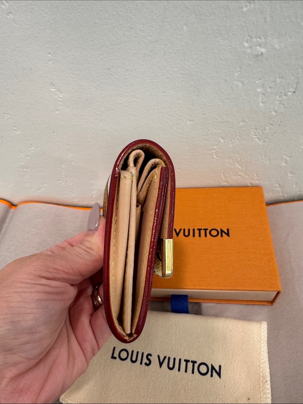 LOUIS VUITTON Multicolor Porte Monnaie Plat card wallet - Picture 3 of 7